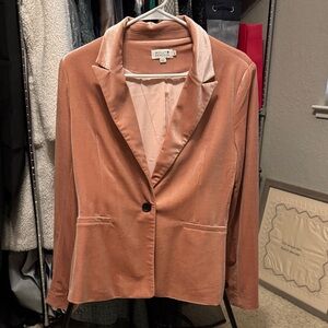 Molly Bracken Women's Blazer in light pink-Size large